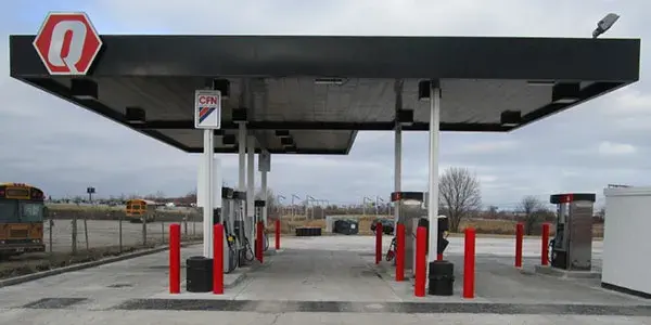 Quick Fuel Cardlock Site Image with empty bays